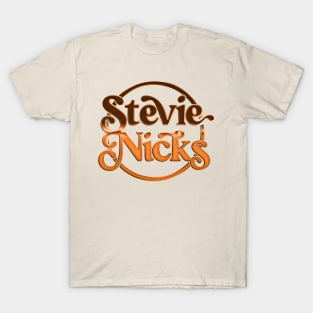 Stevie Nicks \\\\ Retro Style Fan Art Typography Design T-Shirt